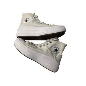 Converse Chuck Taylor All Star Move HighTop Platform Lift Sneaker White Size 7.5